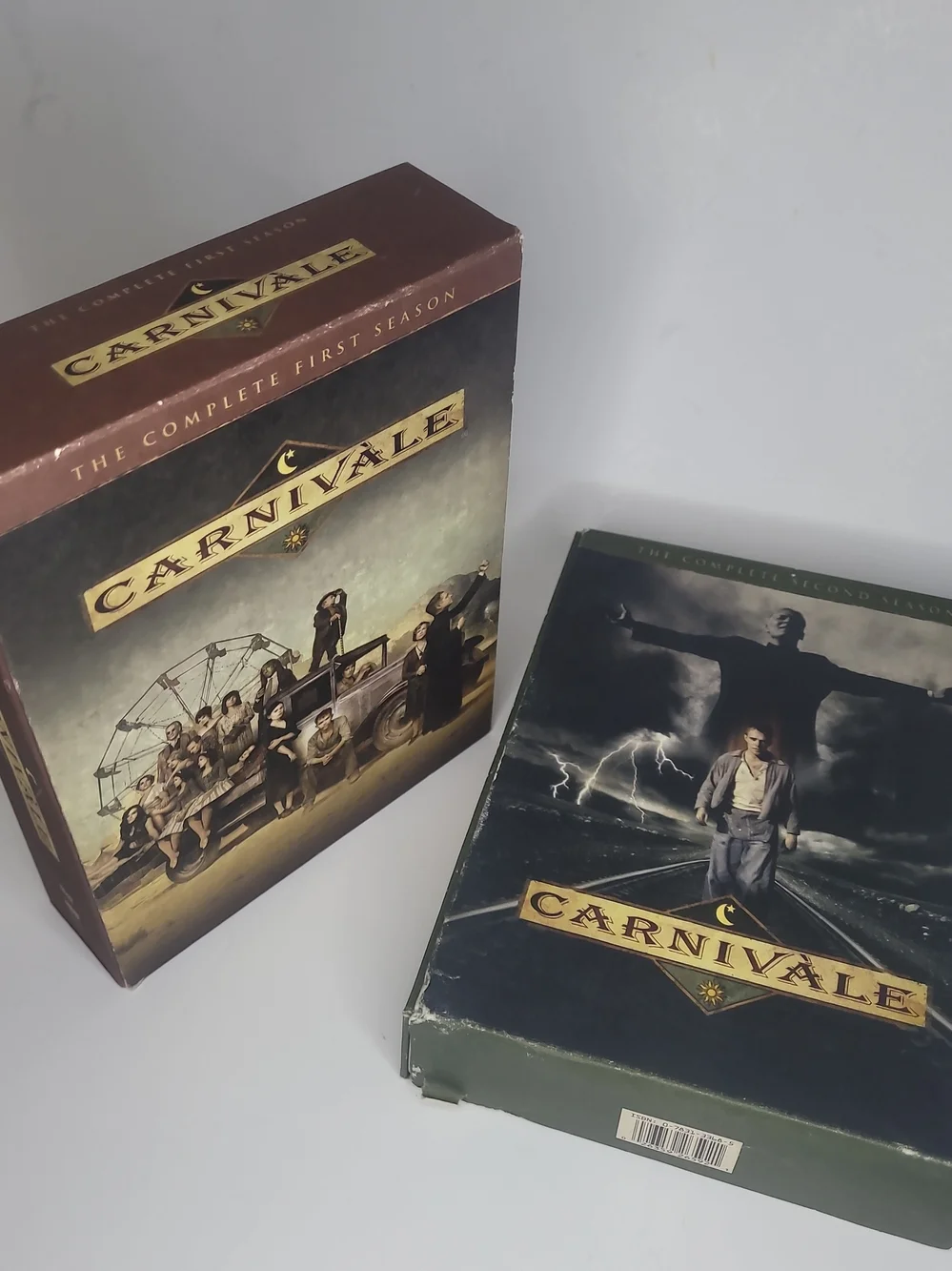 CARNIVALE Complete First & Second Season DVD Box Set - Brown/Black